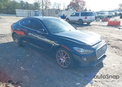 2019 Genesis G70 3.3T Advanced z USA, uszkodzony, nr VIN KMTG34LE7KU027794